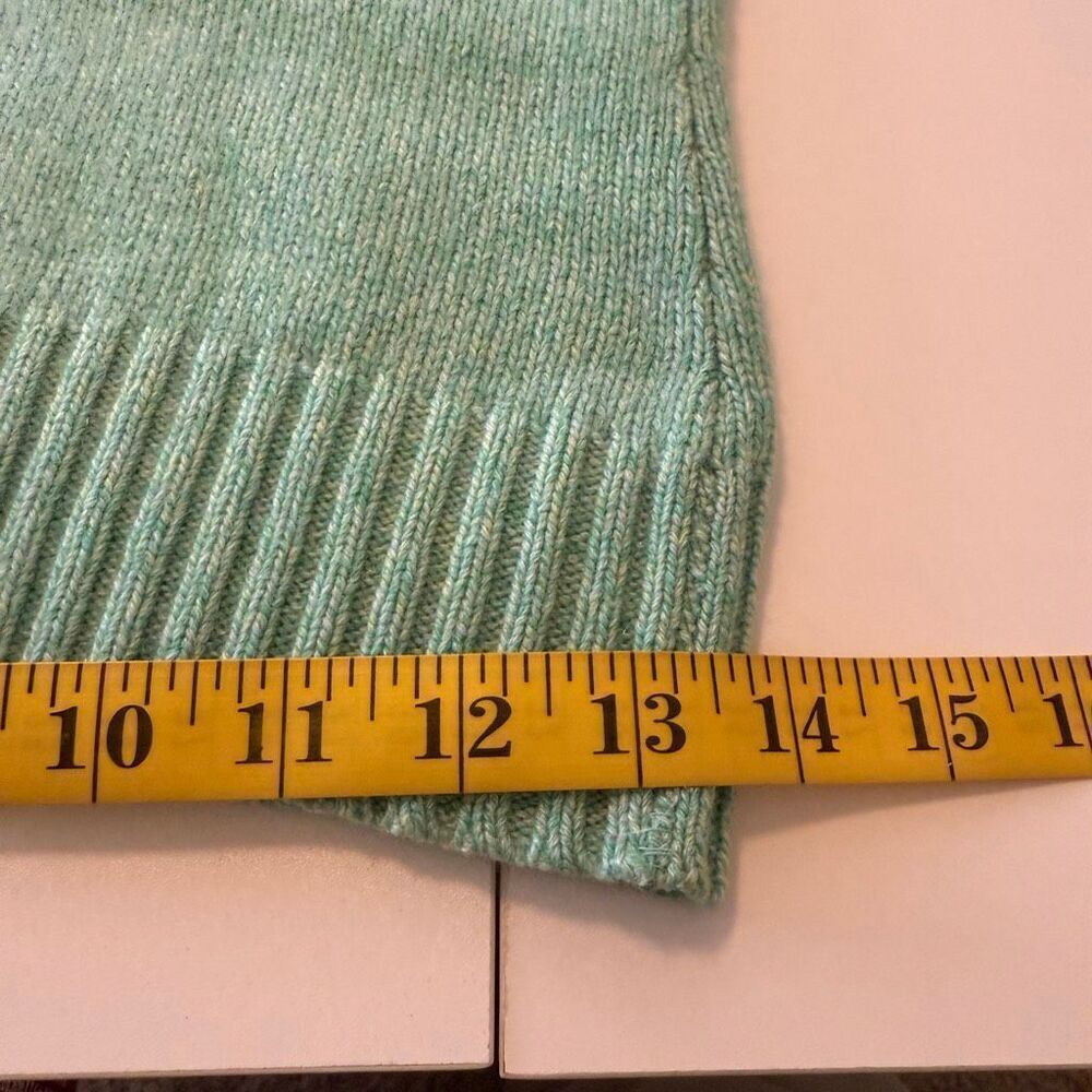 Daniel Bishop Light Green Cashmere Turtleneck Sweater Sz S Preppy, Collegiate - Picture 7 of 12